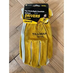 New Tillman Top Grain/Split Cowhide Drivers Gloves, 1414L